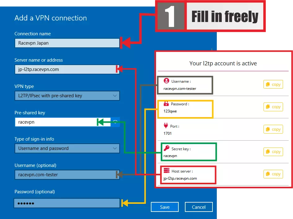 The eighth step is how to use l2tp vpn on windows