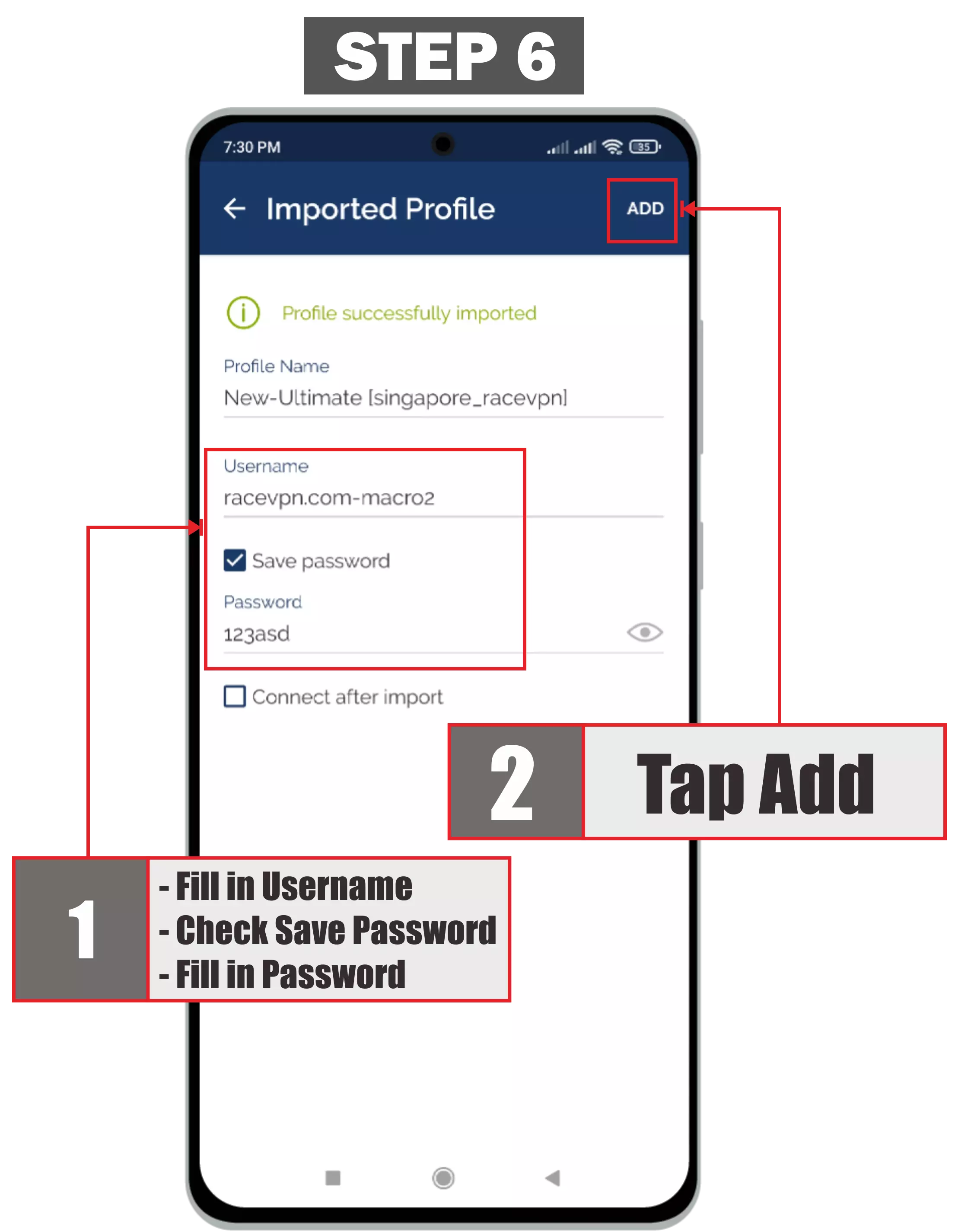 The second step is how to use openvpn on android The second step is how to use openvpn on android