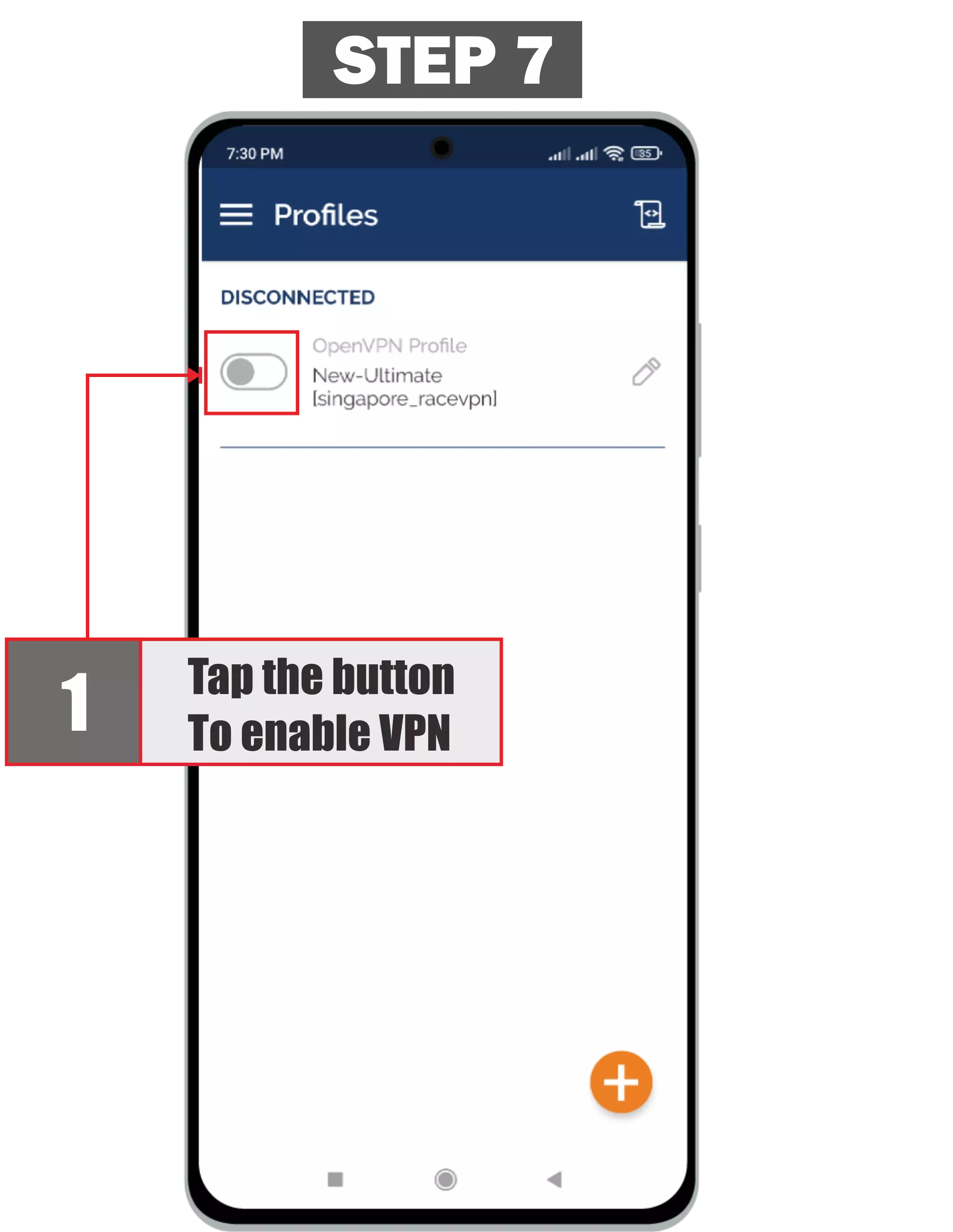 The last step is how to use openvpn on android The last step is how to use openvpn on android