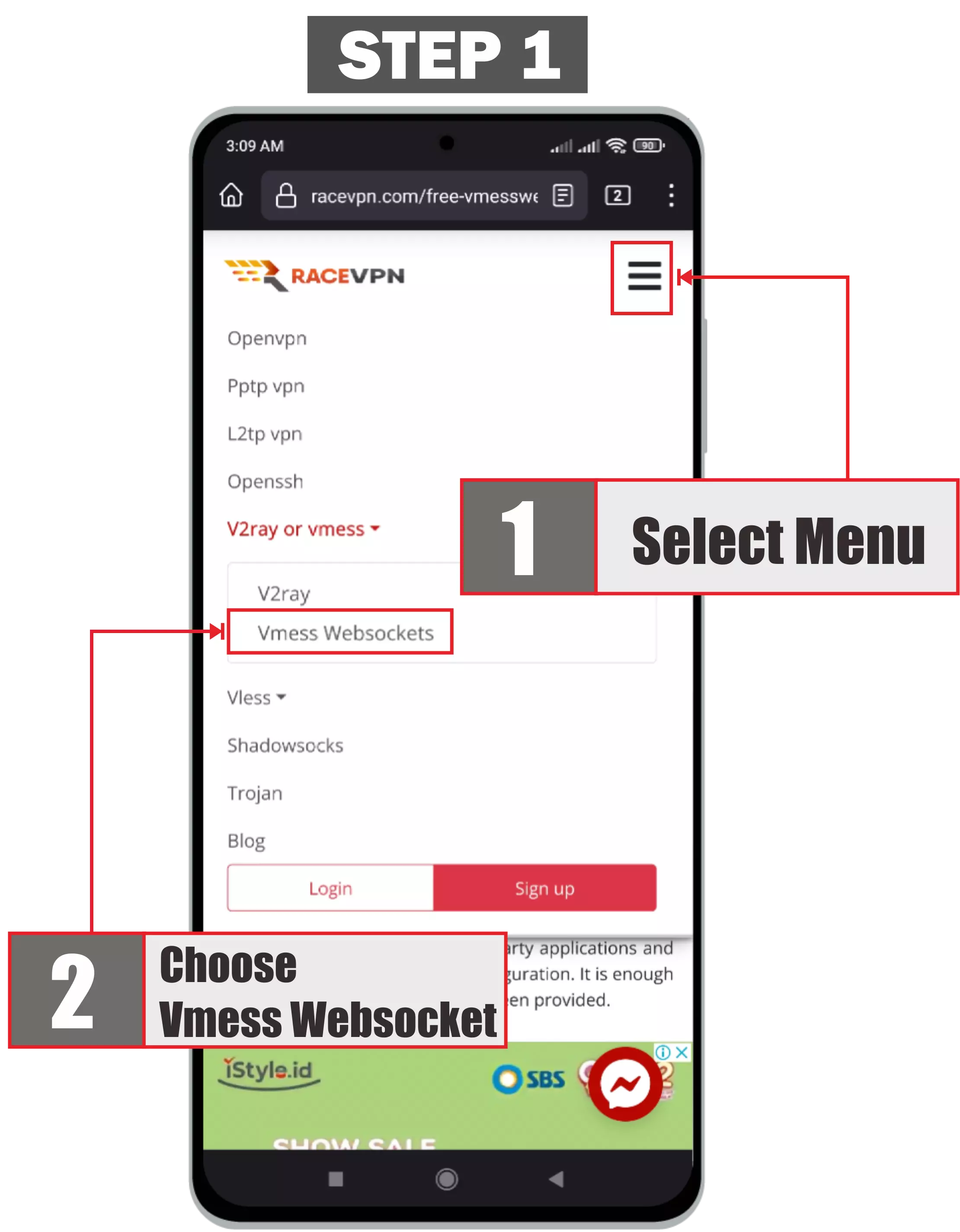 The first step is how to use v2ray on android