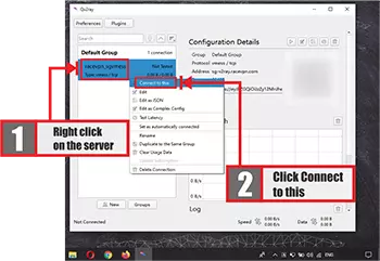 The second step is how to use v2ray on windows