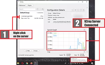 The eighth step is how to use v2ray vpn on windows