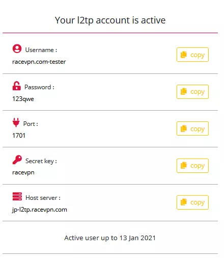 Enter Server Address - L2TP VPN on Windows