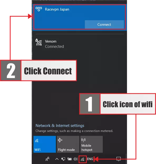 Connect with Credentials - L2TP VPN on Windows