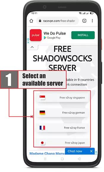 Add a New Profile - Shadowsocks WebSocket on Android